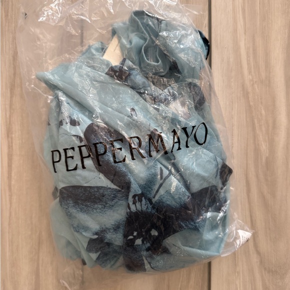 Peppermayo Field Of Dreams Maxi Dress Blue Size 4 NWT IN PACKAGE - Picture 8 of 8